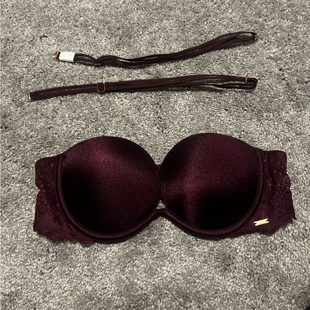 PINK lace multi-way bra